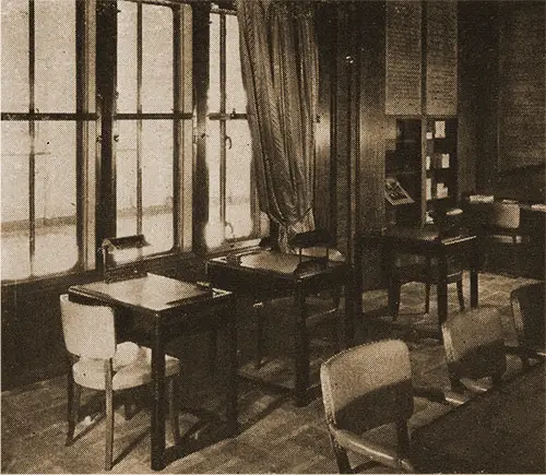 First Class Writing Room.