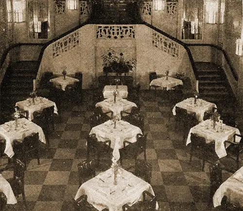 Second Class Dining Room.