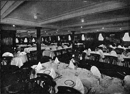 First Class Dining Room.