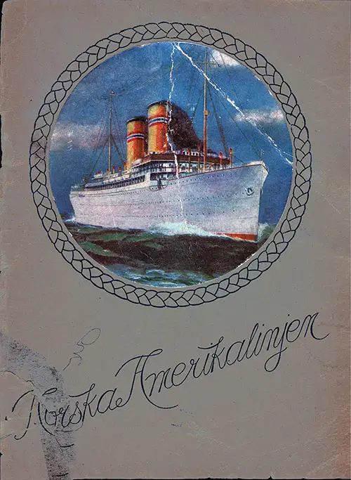 Front Cover, 1915 Brochure from the Norwegian America Line