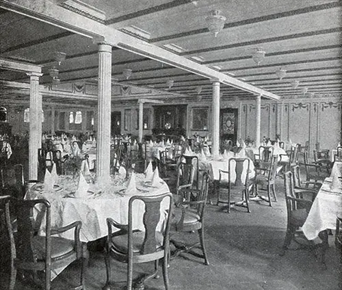 First Class Dining Room.