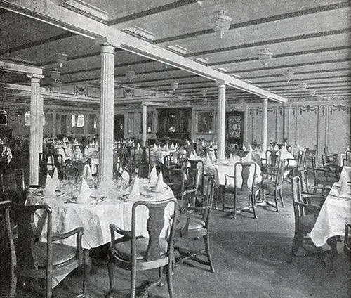 Salle à Manger de Première Classe.