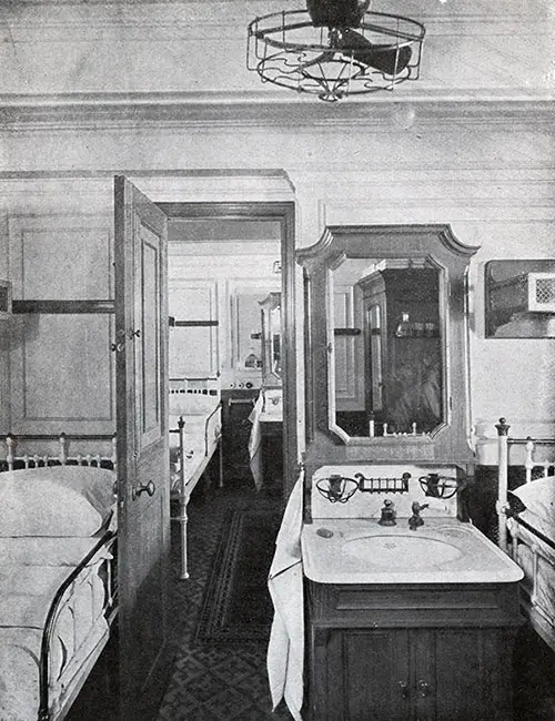 First Class Interconnecting Cabin.