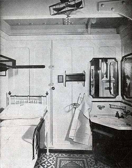 Cabine de Première Classe à un lit.