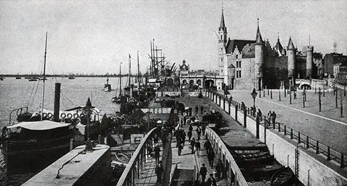 The Steen Landing at Antwerp.