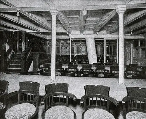 Second Class Dining Saloon.