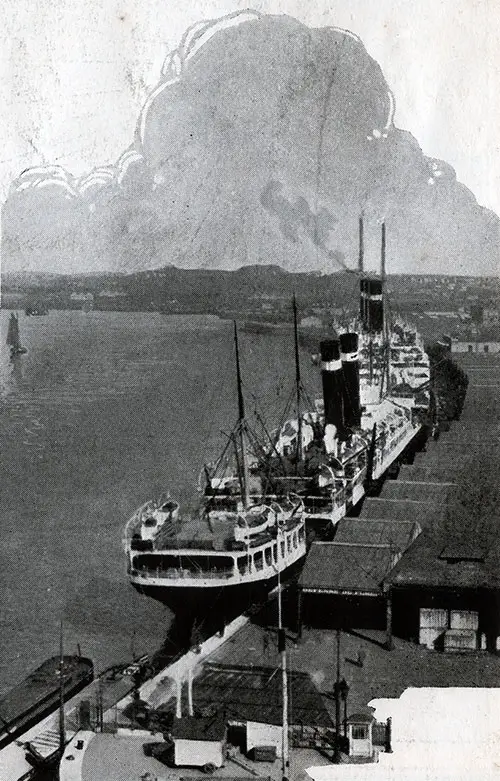 The Landing Stage at Antwerp, Belgium.