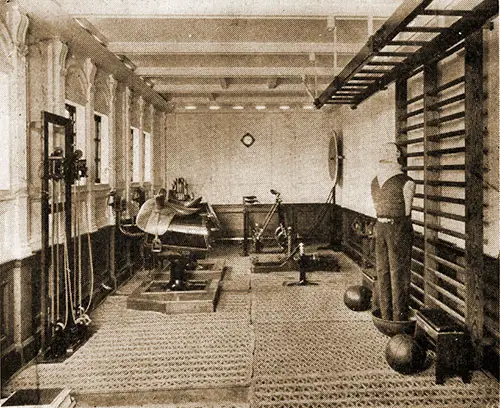 First Class Gymnasium on the Belgenland.