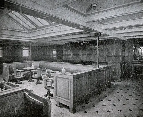 Second Class Smoking Room -- SS Lapland.