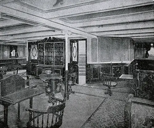 Second Class Lounge -- SS Lapland.