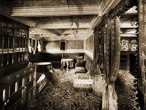 First Class Ladies' Room on the SS Oscar II, SS Hellig Olav, and the SS United States.