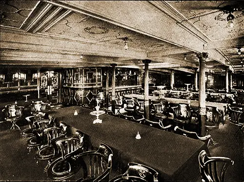 First Cabin Dining Room on the SS Oscar II, SS Hellig Olav, and the SS United States.