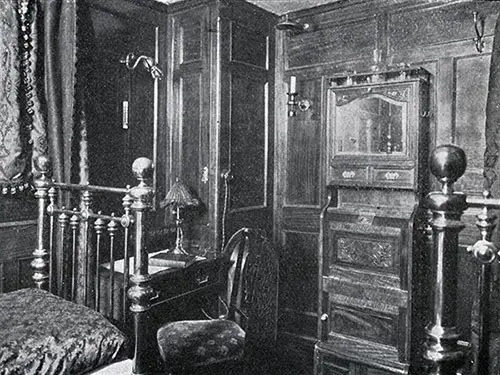 First Cabin Deluxe Suite on the SS Oscar II.