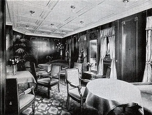 First Cabin Ladies' Room on the SS Frederik VIII.