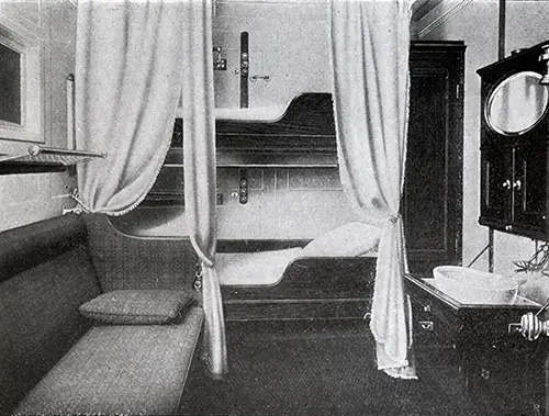 First Cabin Two-Berth Stateroom on the SS Frederik VIII.