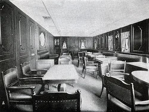 Second Cabin Smoking Room on the SS Frederik VIII.