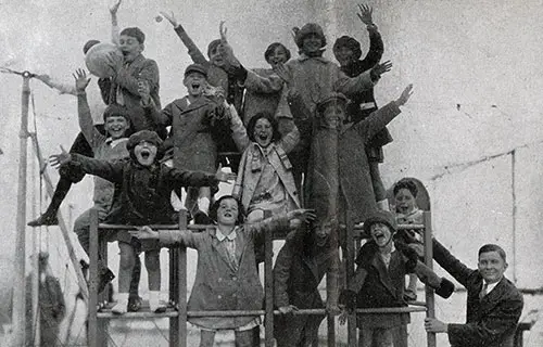 Youthful Passengers Enjoy a Happy Vacation at Sea a Marvelous Experience for a Child!