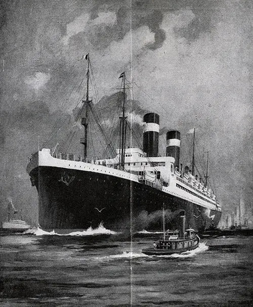 The SS George Washington of the United States Lines.