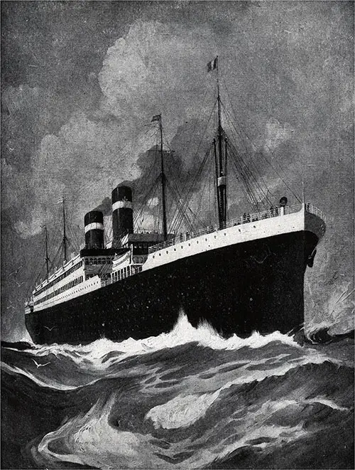 The Popular Cabin Class Ship SS America.