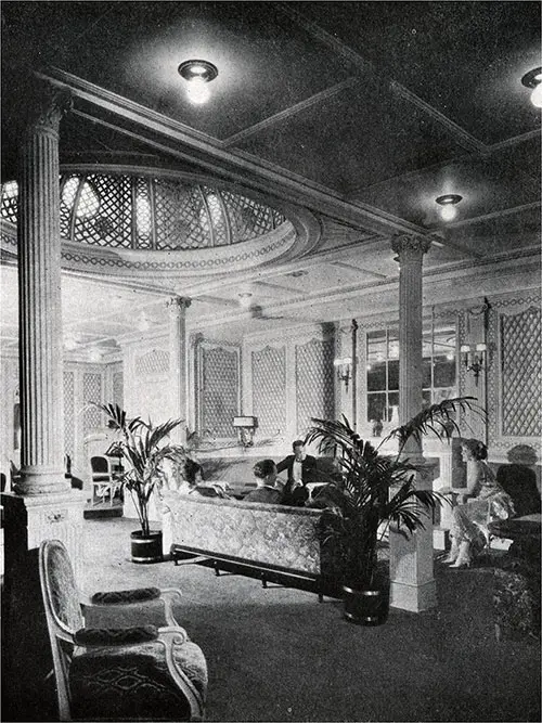 Cabin Class Ladies' Lounge on the SS America.