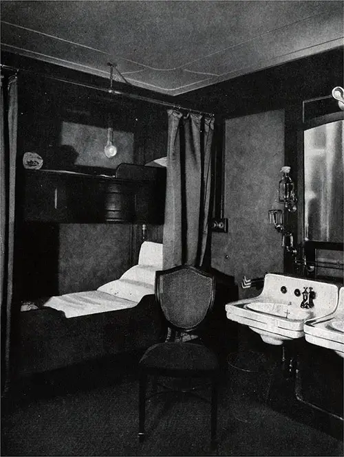 Cabin Class Stateroom on the SS America.