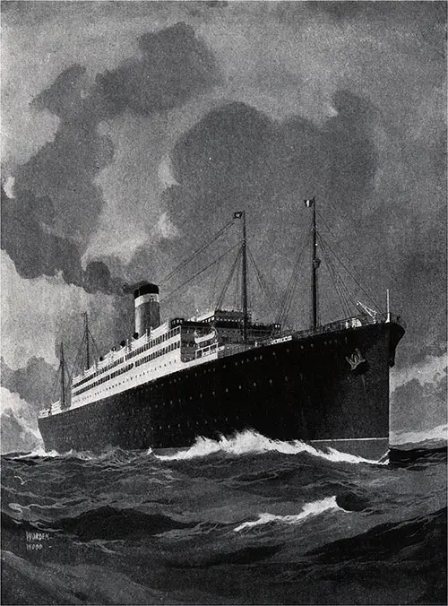 The Cabin Class SS Republic of the United States Lines.