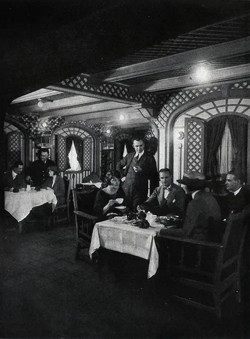 First Class Tea Room.