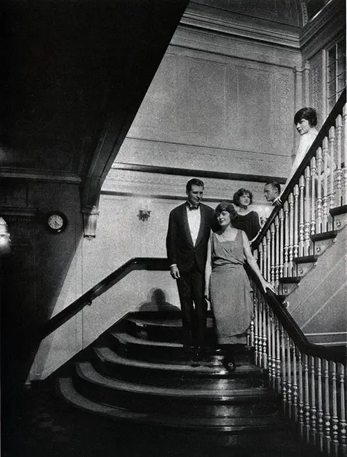 The Grand Staircase with Understated Elegance.