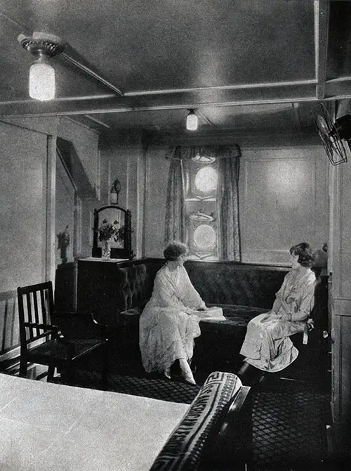 A Stateroom on a South American Liner.