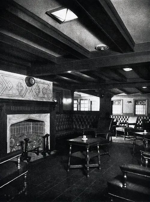 Smoking Room on the SS President Monroe.