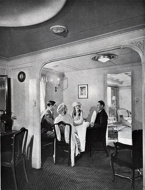 Breakfast Room of One of the Premier Suites —Delightful for an Informal Morning Meal.