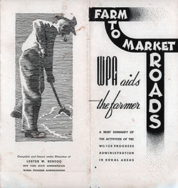 GGA Image ID # 151605288e Covers, WPA Aids the Farmer: Farm to Market Roads
