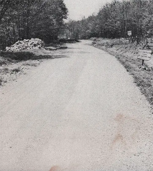 Limestone Run Road, Town of Carrollton, Another WPA Gravel-Top Road Through Rural Territory.