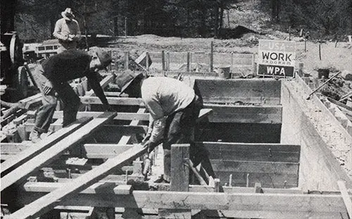 Construction of Sewage Disposal Plant at Indian Lake, Hamilton County.