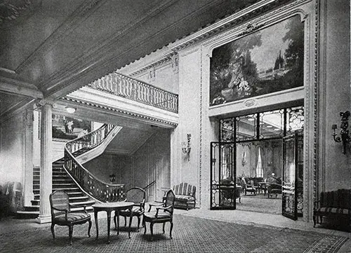 Foyer and Entrance to First Class Lounge.