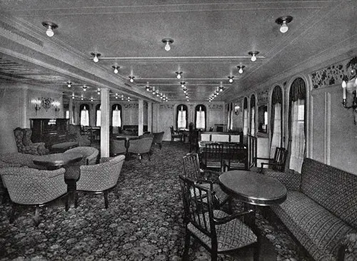 An Attractive Second-Class Lounge.