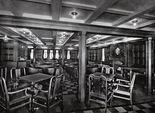 View of the Second-Class Smoking Room.