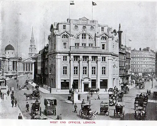 White Star Line West End Offices, London.