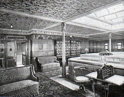 First Class Library on the Cedric and Celtic.