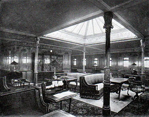 First Class Library on the RMS Arabic.