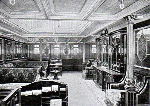 First Class Library on the RMS Republic.