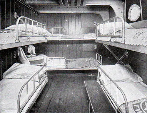 Third Class Six-Berth Room.