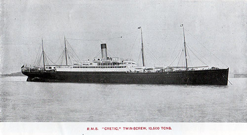 RMS Cretic, Twin Screw, 13,500 Tons.