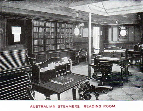 Reading Room on Australian Steamers.