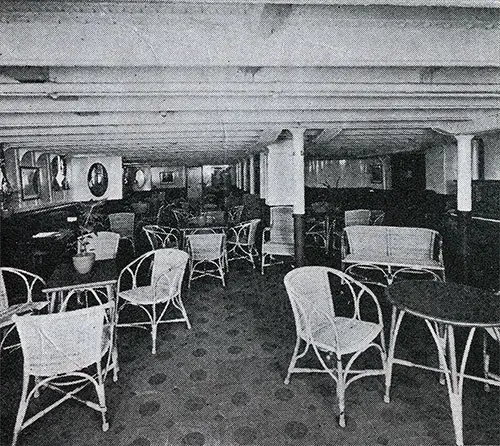 Tourist Third Cabin Lounge—S.S. Megantic.