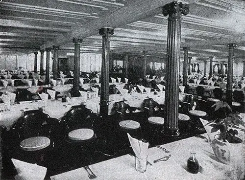 Tourist Third Cabin Dining Saloon—S.S. Megantic.