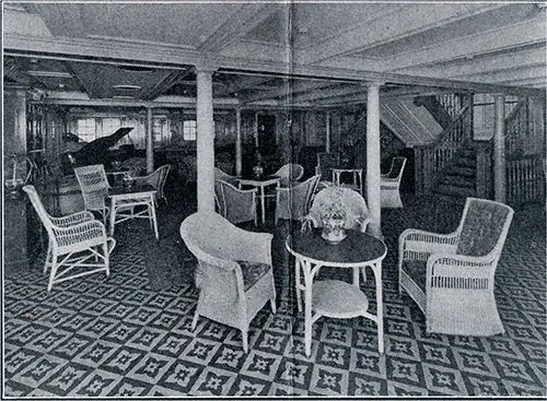 Tourist Third Cabin Lounge—S.S. Calgaric.