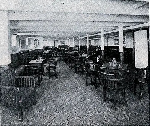 Tourist Third Cabin Smoking Room—S.S. Megantic.