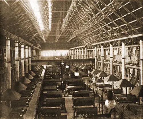 Roasting Cocao in Van Houten's Factory, 1908.
