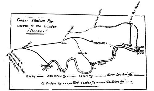 Great Western Railway Access to London Docks